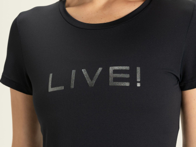 CAMISETA preta LIVE