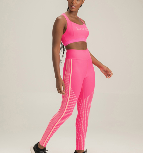 LEGGING ROSA CHICLETE LIVE