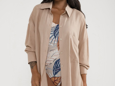 camisa macadamia areia belles