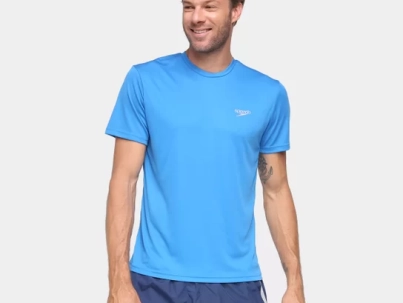 camiseta speedo azul